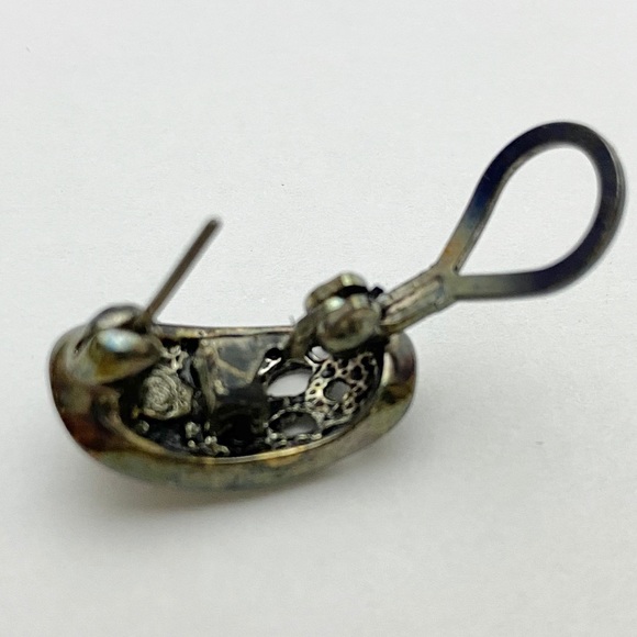 Premier Designs Valerie Crystal Clip-on Convert Pierced Earrings - Picture 10 of 13